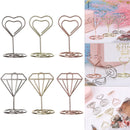 Wedding Supplies Table Numbers Holder Place Card Clamps Stand Photos Clips