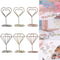 Wedding Supplies Table Numbers Holder Place Card Clamps Stand Photos Clips