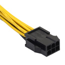 20cm 6 Pin to Dual 8 Pin PCI Power Splitter Cable VGA PCI Express Adapter