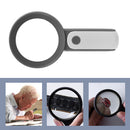 30X Magnifying Glass with Light Handheld Lighted Magnifier for Seniors Reading