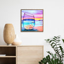 5D Diamond Painting Kit Cup View Full Round Drill DIY Mosaic Picture Home Dec