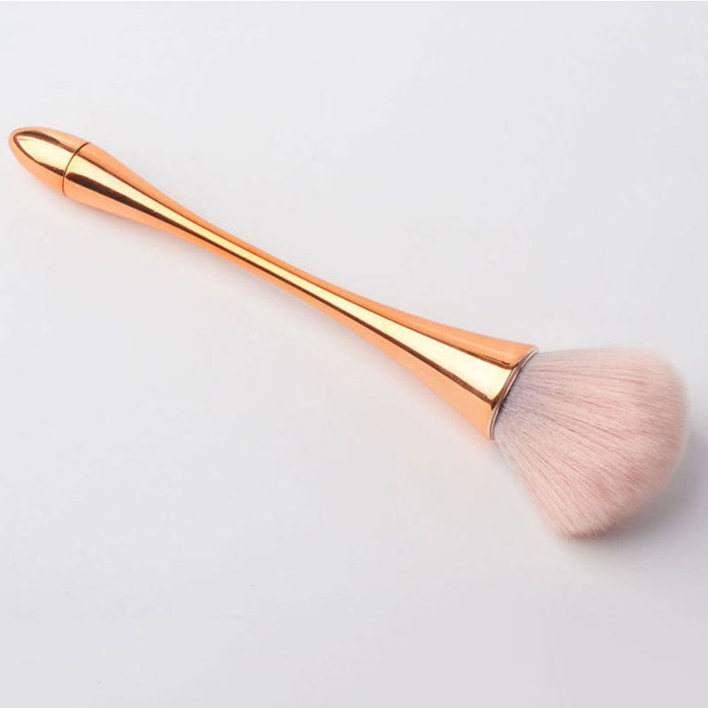 Woman Basic Profile Makeup Tools Pressed Powder Plastic Makeup Brush Nylon Wool