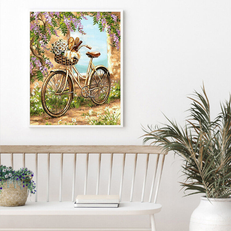 DIY Diamond Painting Bicycle Full Square Diamond Mosaic Wall