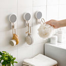 Towel Rack Free-Punching Shower Hook Storage Racks Wall Hangers Robe Coat Hooks