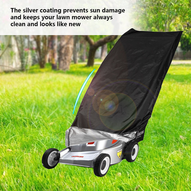 210D Waterproof Dustproof Sun Block Lawn Mower Cover Outdoor Garden Supplies