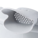 Silicone Soup Diversion Duckbill Drain Anti Spill Liquid Dispenser (Grey)