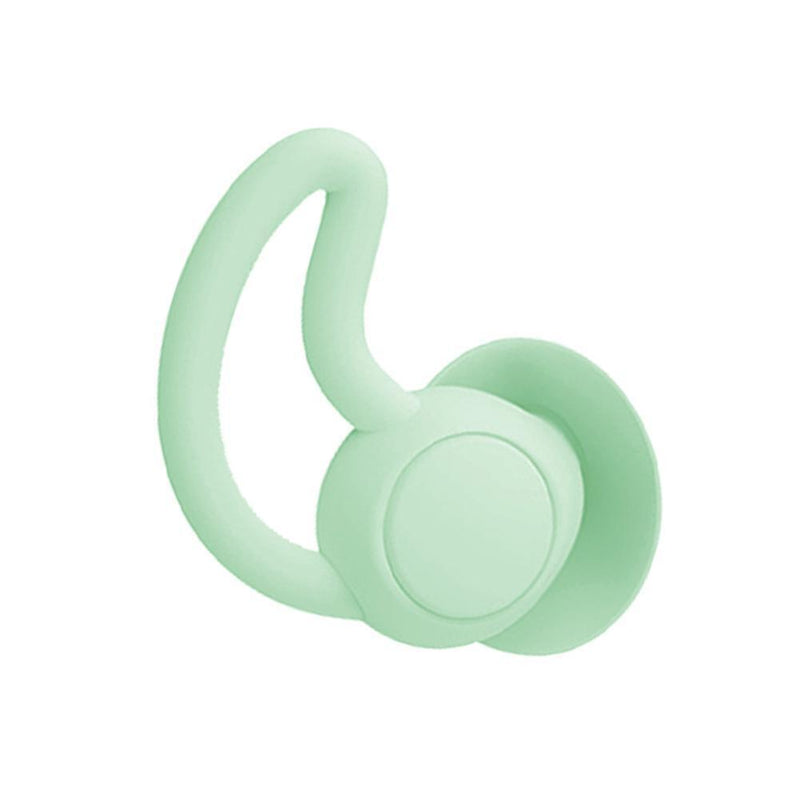 Silicone Ear Plugs Sound Insulation Anti Noise Sleeping Earplugs (Green)