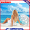 Beach Girl Back Oil Paint By Numbers DIY Drawing Picture for Adults Home Decor