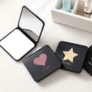Cosmetic Mirror Double Sided Portable Compact Pocket Make-up Women Foldable V7B4