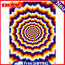 Kaleidoscope Oil Paint By Numbers Kits Canvas Drawing DIY Coloring Picture Craft