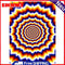 Kaleidoscope Oil Paint By Numbers Kits Canvas Drawing DIY Coloring Picture Craft