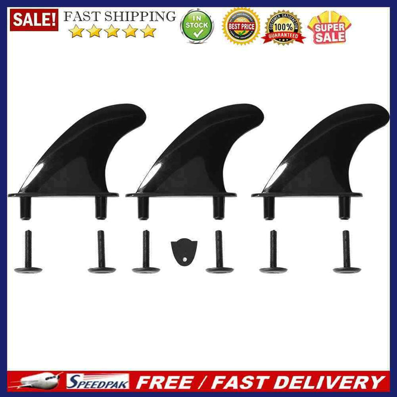 3pcs Soft Surf Fin for Surfboard Softboard Stand Up Paddle Board Accessorie