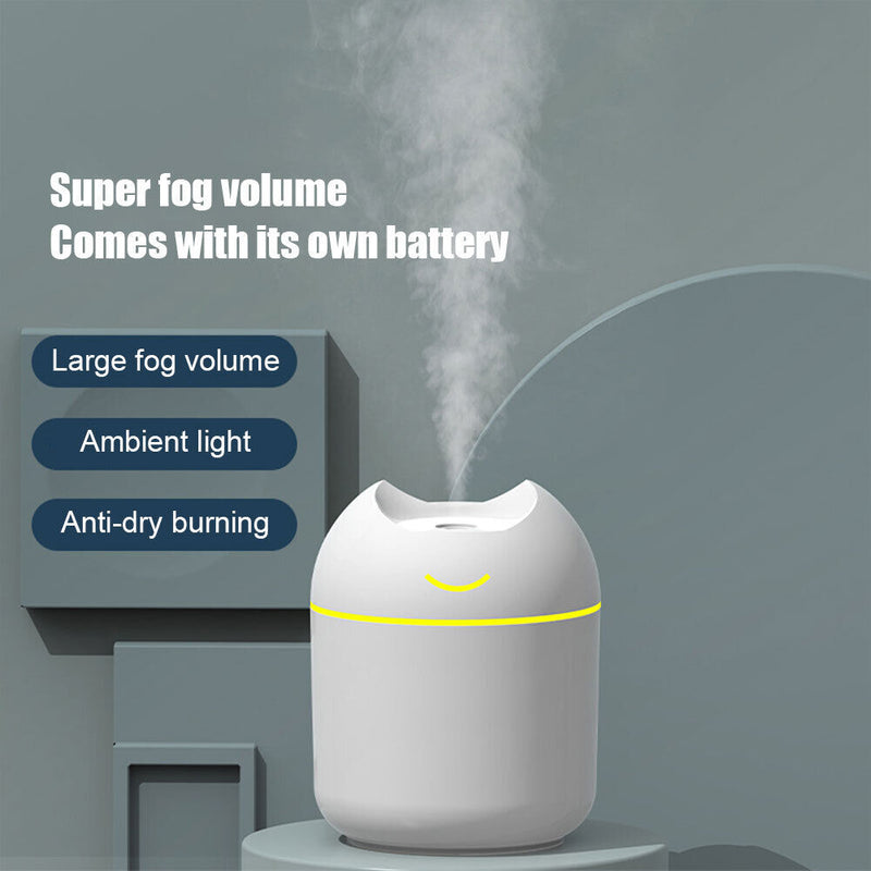 Mini Air Humidifier Essential Oil Diffuser USB Home Car Office Mute Aromatherapy