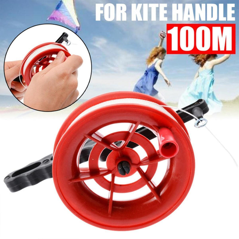 Kite Line Winder Reel Grip Wheel & 100M Nylon String Kite L3 Flying Line Y2J2
