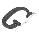 Metal Letters Cast Iron House Sign Doorplate DIY Cafe Wall Decoration (G) Newly