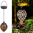 Landscape Lights Hollow Garden Light Solar Light Balcony Decoration Iron Art