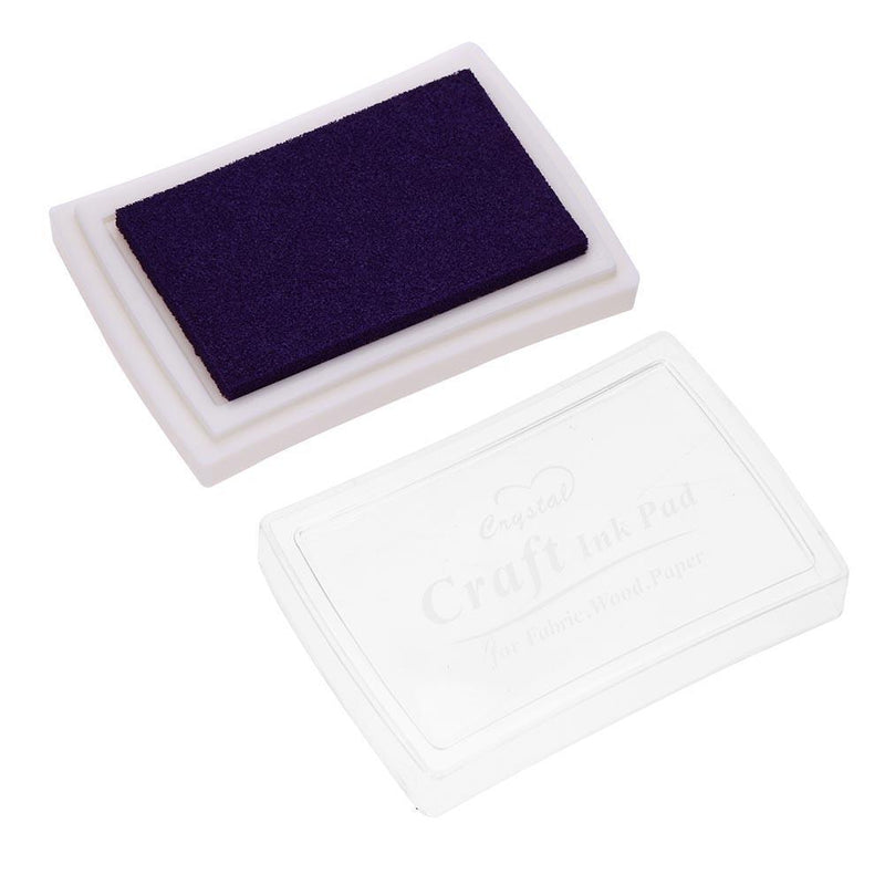 Inkpad DIY Home Stamp Ink Pad Scrapbooking Printing Stationery(Purple) Newly