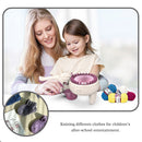 Smart Weaving Loom Knitting Board Rotating Double Knitting Loom Machine for Kids