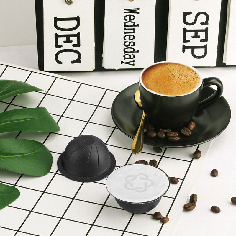 #A Refilling Capsule Self Adhesive Reusable Aluminum Foil Brewer Lid for Nespres