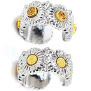 Open Hip Hop Fashion Jewelry Flower Ring Rings For Women Daisy Rings Wedding