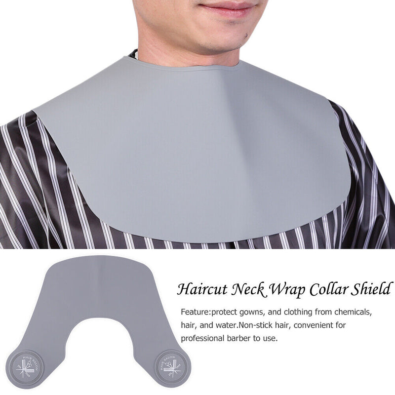 Haircut Neck Wrap Collar Shield Waterproof Hair Coloring Hairdressing Cape Tool