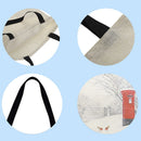 Snow scenePrinted Shoulder Shopping Bag Casual Large Tote Handbag (40*40cm)