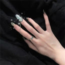Simple Design Party Fashion Nail Ring Nail Cover for Women Finger Nail Rings