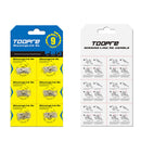 6 Pairs Bicycle Chain Link Connector MTB Road Bike Quick Master Links (9S)