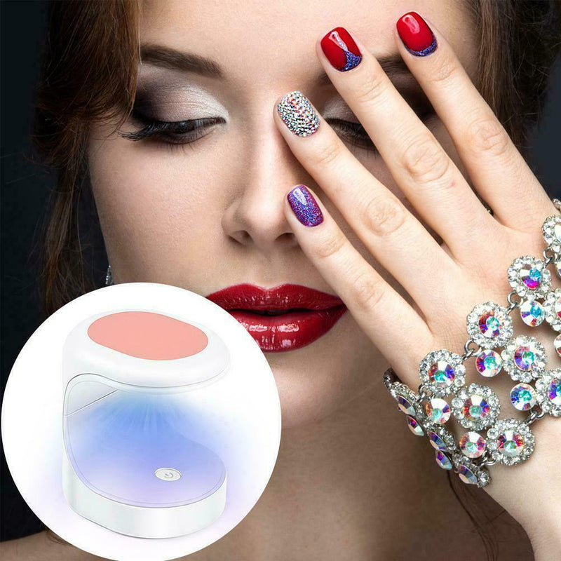 Mini Nail Dryers Lamp Shape Nail Gel Polish Machine Finger USB Single W5T3