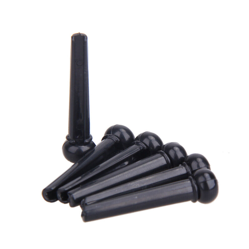 1 Set 6 String Guitar Bone Guitar Bridge Pins Saddle Nut Ivory Acoustic