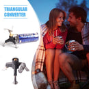 Outdoor Camping Hiking Tripod Gas Stove Connector Long Tank Gas Bottle Converter