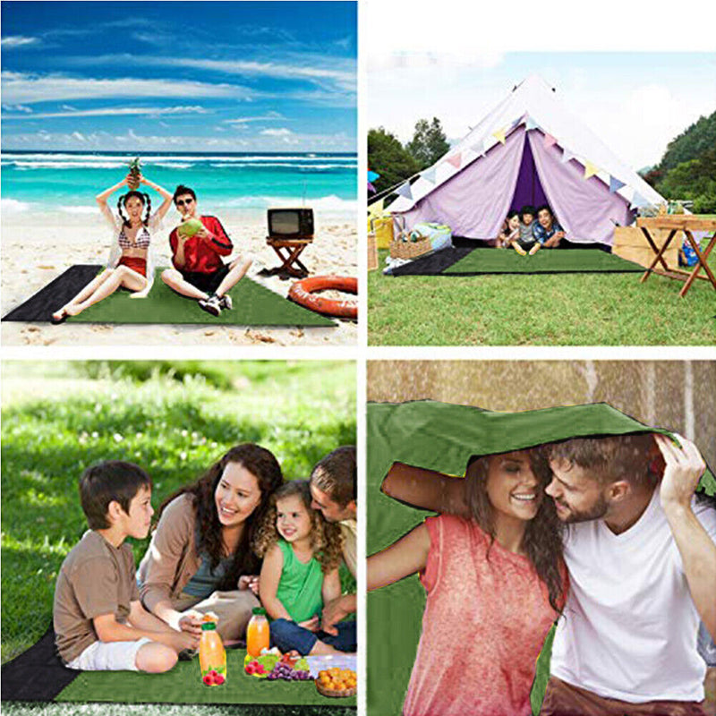 Waterproof Camping Mat Portable Outdoor Beach Folding Blanket Picnic Ground M
