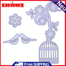 Cutting Dies, Dies Scrapbooking,3pcs Small Flowerpot Metal Cutting Tools Shea