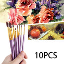 Purple Art Supplies Paintbrush Oil Painting Brush Nylon Hair Watercolor Pen