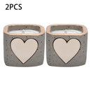 2X Scented Candle Cup with Soy Wax Creative Container Gift Home Decoration_
