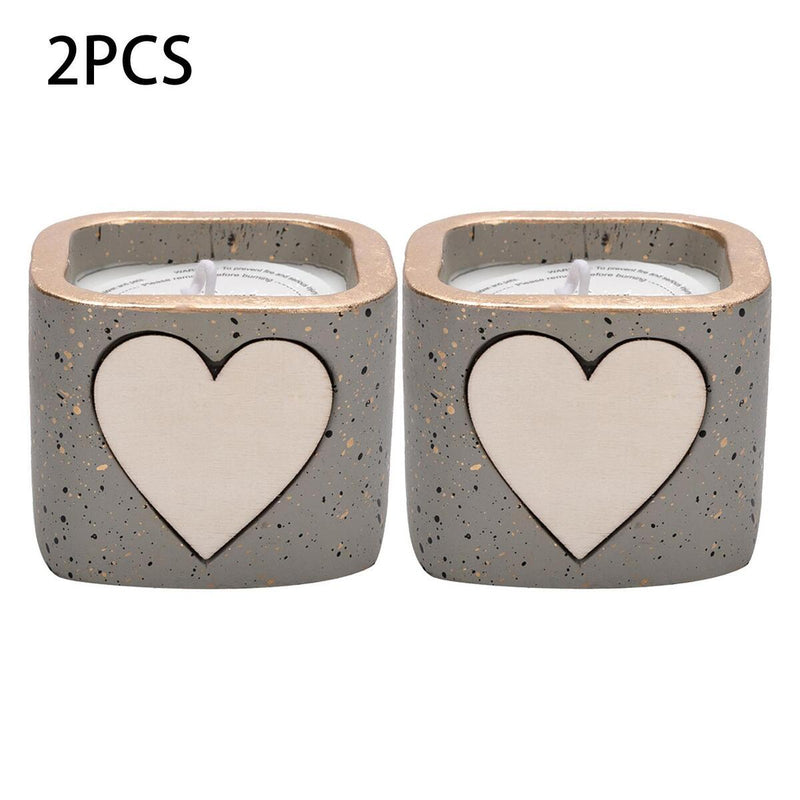 2X Scented Candle Cup with Soy Wax Creative Container Gift Home Decoration_
