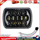 300W 5x7 7x6 inch LED Headlight Hi/Lo Beam DRL Turn Signal for Jeep Chevy Newly