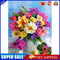 30x40cm Oil Painting By Number Colorful Flower Cluster DIY Drawing No Frame