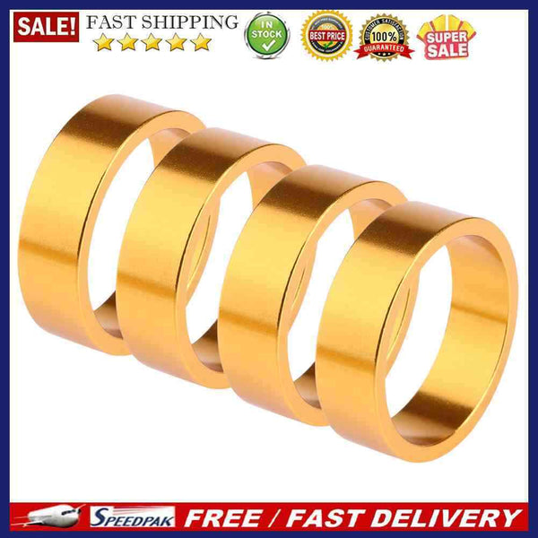 4pcs Aluminum Alloy Bicycle Handlebar Headset Washer MTB Bike Front Fork Spacer