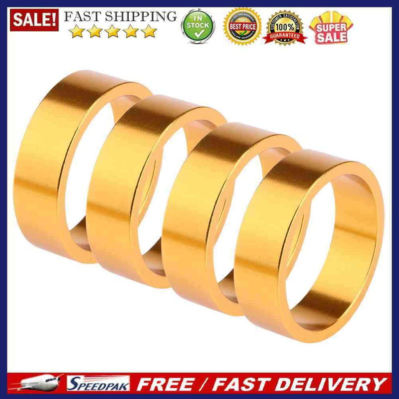 4pcs Aluminum Alloy Bicycle Handlebar Headset Washer MTB Bike Front Fork Spacer