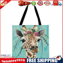 Giraffe flowers Printed Shoulder Shopping Bag Casual Large Tote Handbag