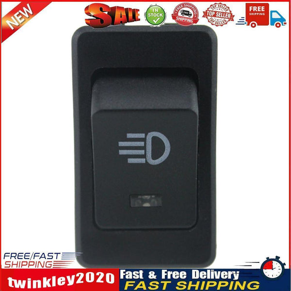 12V 35A 4 Pin Fog Light Rocker Switch with LED for Car Truck Dash (Blue) Newly