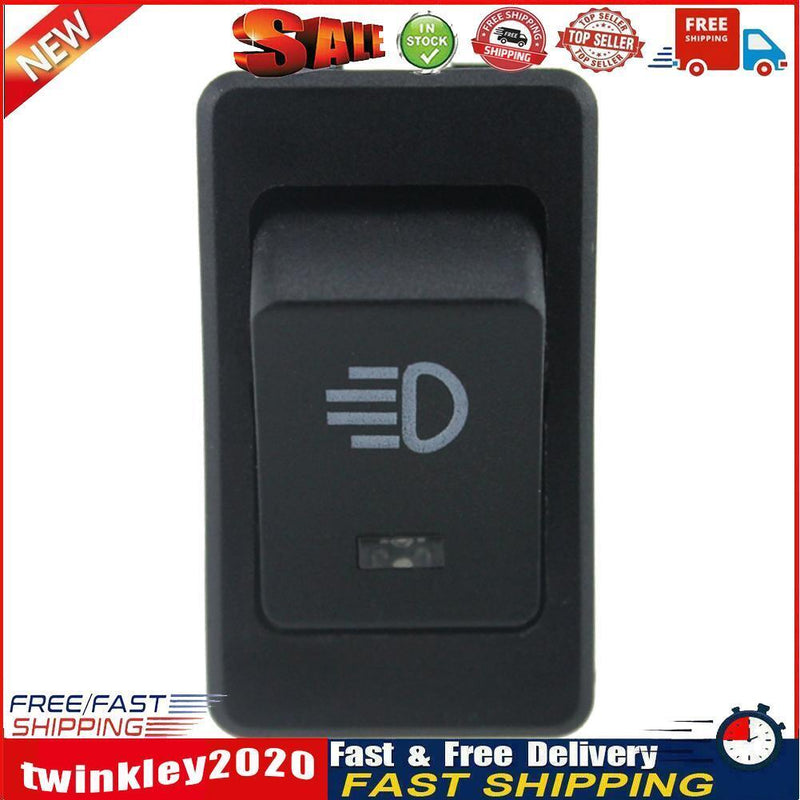 12V 35A 4 Pin Fog Light Rocker Switch with LED for Car Truck Dash (Blue) Newly