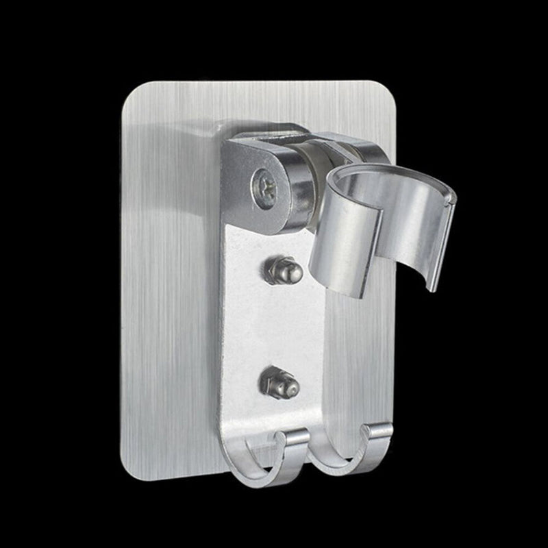 Adjustable Shower Head Holder Punch Free Wall Mounted Bathroom Bracket (A) Newly