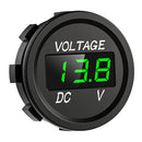 D1 Car Motorcycle DC 12-24V Digital Panel Voltmeter Voltage Meter (Green) Newly