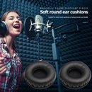 2x 105mm Headphones Earpads Soft PU Foam Round Replacement Cushions Newly