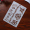 Hollow Ruler Theme Template DIY Photo Album Drawing Tool Lace Edge