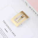 Barrettes Metal Hairgrips Horsetail Clip Geometry Hair Clip Girls Hairgrips