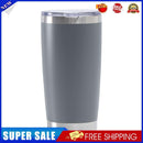 Thermal Car Mug Cup Stainless Coffee Vacuum Insulated Water Bottle (Grey)