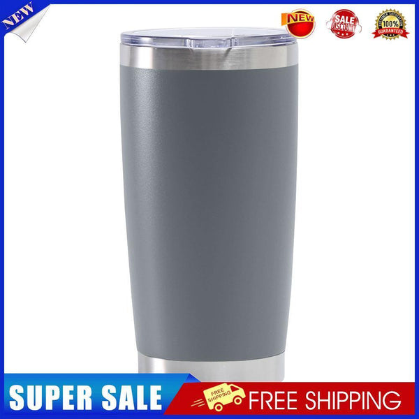 Thermal Car Mug Cup Stainless Coffee Vacuum Insulated Water Bottle (Grey)